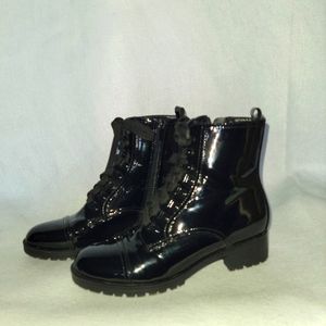 Nine West Black Ankle Booties w/zipper sz 8.5